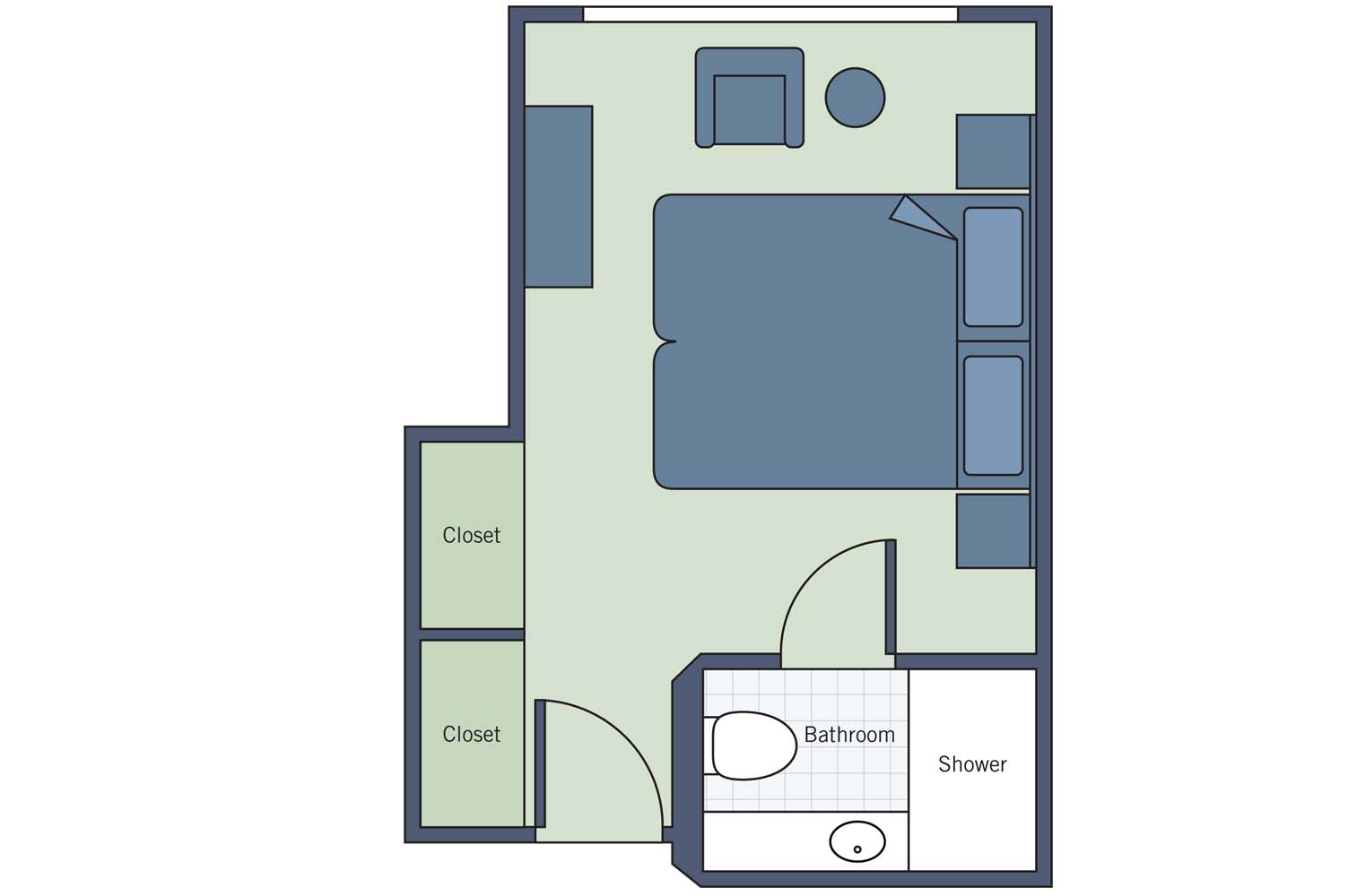 UNI River Princess Cat 2-3 floor plan